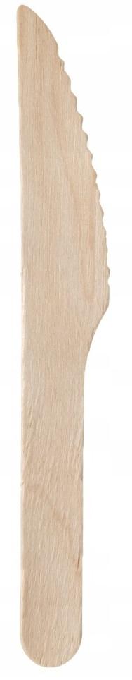 Disposable Wooden Knives 16cm 100pcs