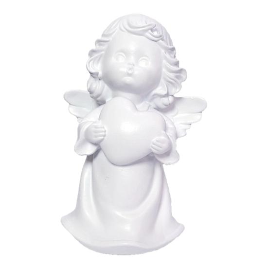 Little Angel Statue Resin Cherub Figurine Praying Angel Sculpture for Home Office Shelf Desktop Cabinet Decoration