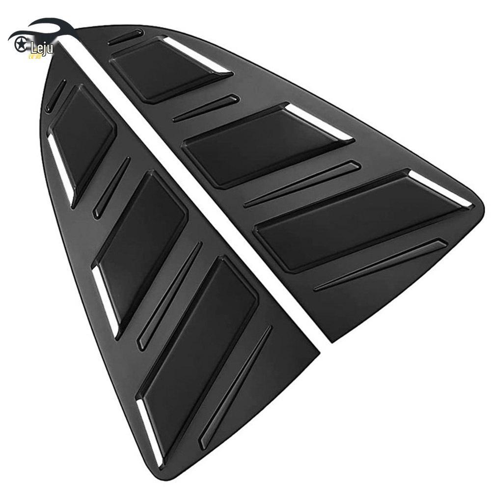 2009-2021 Volkswagen Polo Задняя треугольная оконная решетка Декорация Ярко-черная