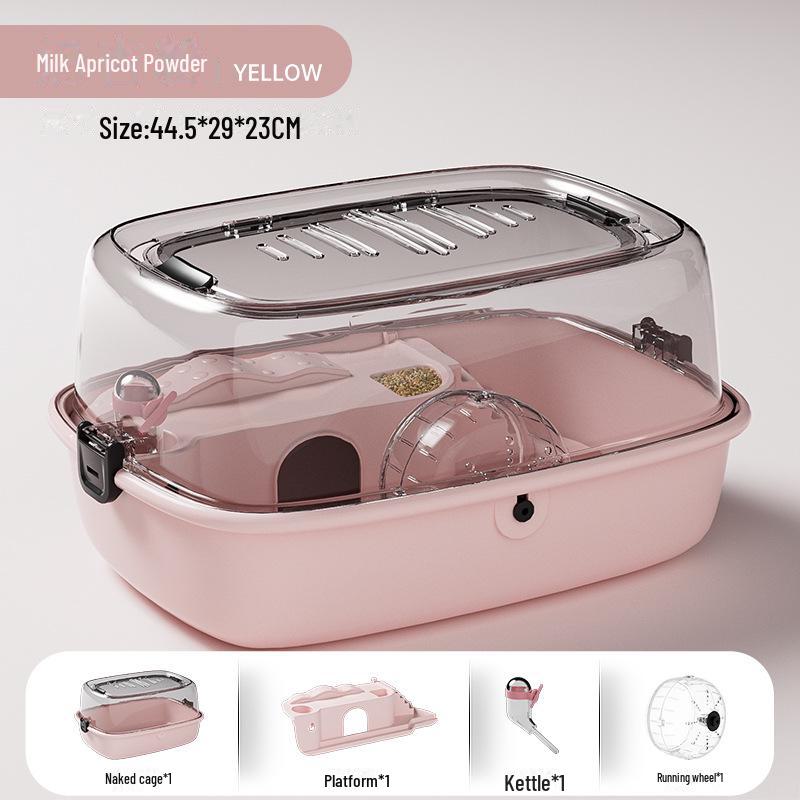 Акриловый замок-клетка для хомяков с прозрачным окном - для помещений, полный комплект