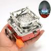 1Pc  Mini Outdoor Portable Folding Small Square Stove Picnic Gas Pot Stove Camping Cassette Stove