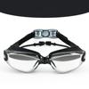 Очки высокой четкости в большой оправе. Универсальные очки для плавания для взрослых. Водонепроницаемые и противотуманные гальваники. Встроенные беруши и очки для плавания.
