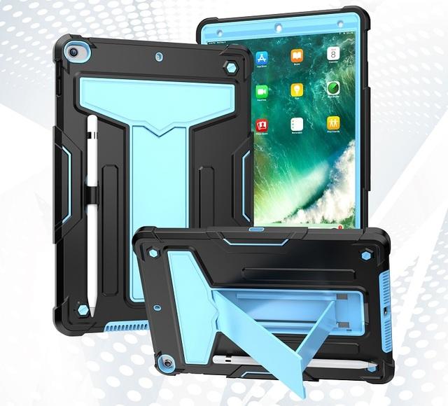 Чехол для iPad 10,2, 7, 8, 9 поколения, детский чехол для iPad 10,2 2019, 2020, 2021 Pro 10,5 Air3, сверхпрочный противоударный чехол с подставкой