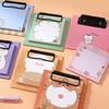 1pc Planner Stickers Office Stationery Notepad Paper Work Planner Memo Pads with Clipboard Sticky Notes Message Note