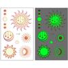 Little Sexy Cute Tattoo for Women Glowing Dark Taty Waterproof Fake Tatoo Luminous Tattoo Stickers Body Art Cartoon Tattoo