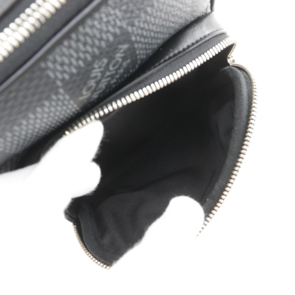 LOUIS VUITTON Amazon Sling Shoulder Bag N50012 body bag black Damier Grafitto Canvas mens Used