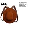 Retro Cowboy Hat Design Daypack Western Cowgirl Backpack, Style Backpack with Adjustable Straps, Durable Denim Material Pack for Women Travel