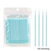 100Pcs Disposable Microbrush Eyelashes Extension Individual Lash Removing Swab Micro Brush For Eyelash Extension Tools