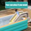 Inflatable Water Slide Compact Inflatable Climbing Wall Water Slide Park Outdoor Summer Fun for Kids