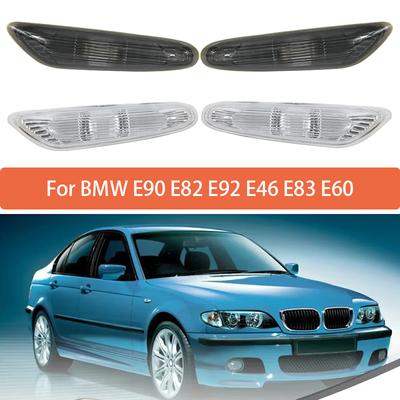 Пара левых и правых фонарей крыла в сборе для BMW E90 E82 E92 E46 E83 E60 Указатель поворота Боковой габаритный фонарь 63137253325 63137253326