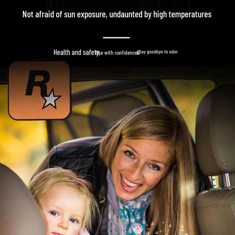 Карточная Звезда Буква R Долгоиграющий Ароматизатор Воздуха для Автомобиля с Эфирным Маслом Украшение