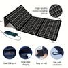 Складная солнечная панель, портативное солнечное зарядное устройство с двумя USB-портами, подходит для портативных электростанций, внешних аккумуляторов,
