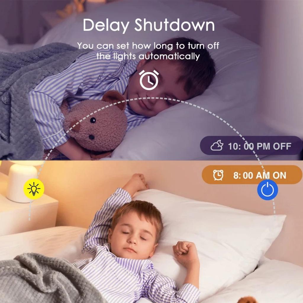 HOMZY Смарт-лампа Wi-Fi/Bluetooth E27 RGB Alexa Светодиодная лампа Умные лампочки AC 85-265V Умные лампы для Google Assistant Smart Life