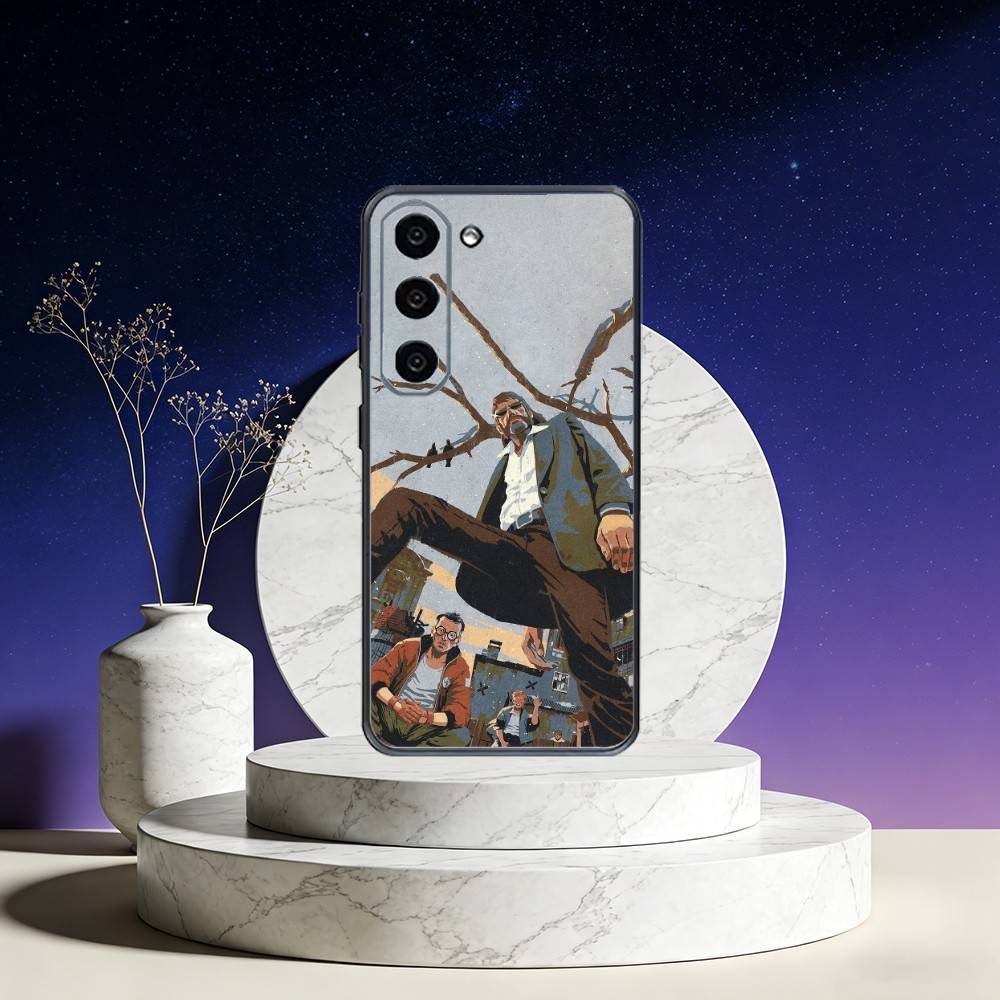 Game D-Disco E-Elysium Phone Case For Samsung Galaxy A73,A72,A71,A70,A53,A52,A51,Others Soft Black Cover