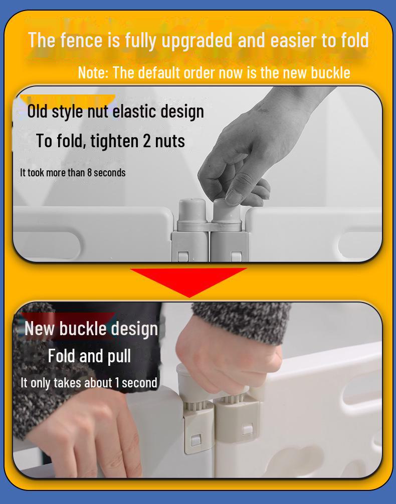 Детский безопасный складной манеж с ковриком для ползания для младенцев и малышей