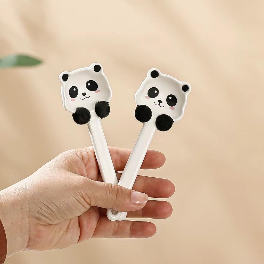 Creative Cartoon Panda Ceramic Cup Small Fresh Mug with Lid Spoon Coffee Cup Souvenir Gifts