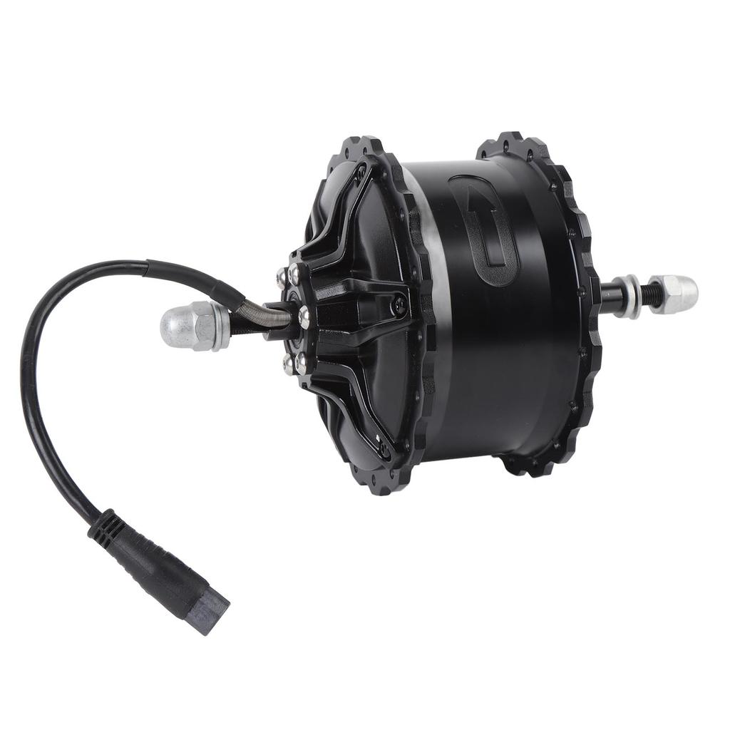 Electric Bike Hub Motor 48V 750W Aluminum Alloy Rear Drive Wheel Gear Hub Motor with 9 Core Adapter