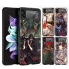 Жесткий ПК чехол для телефона Samsung Galaxy Z Flip 7 6 5 4 Черная крышка для Galaxy Z Flip 3 Складной Великий Мастер Демонического Культивирования