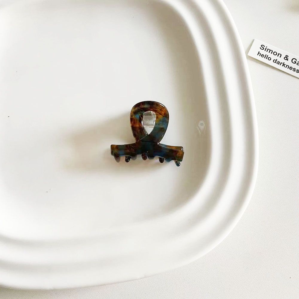 Acetate Printing Korean Style Barrette Women Hair Accessories Small Hair Claw Cute Hairpin