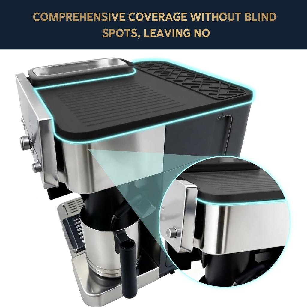 Top Mat for Ninja Luxe Espresso Coffee Machine ES601 & ES701, Food-Grade Silicone Heat-Resistant, Shields Top Surface from Scratches Ninja Luxe Cafe