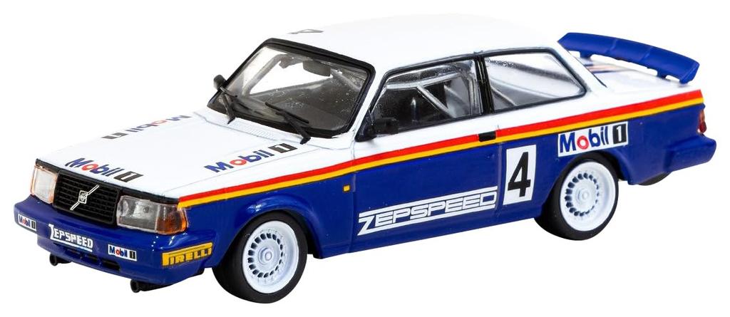 TARMACWORKS Volvo 240 Turbo Чемпионат Малайзии Группа А 1987 Победитель Андерссон Готовое изделие 1/64 Пер-Гуннар T64-050-87MAL04