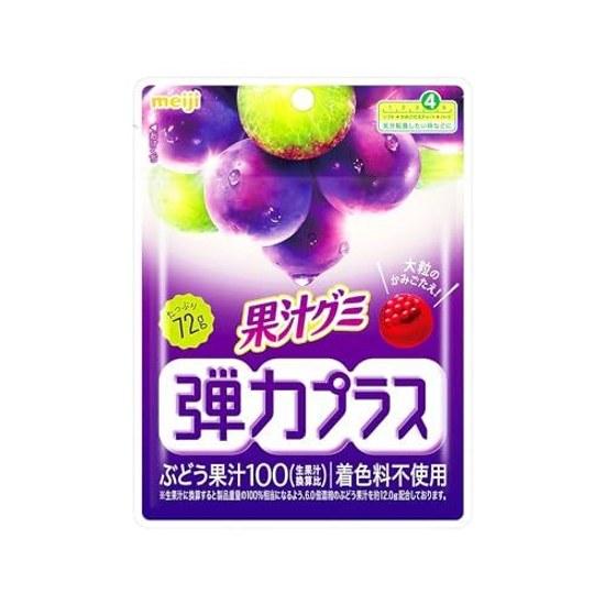 Meiji Juice Gummies Elastic Plus Grape 72g