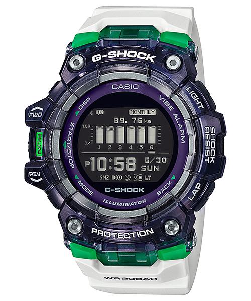 Casio Мужские часы G-SHOCK, смола, водостойкость 200 м, цифровые, ударопрочные, кварцевые, GBD-100SM-1A7