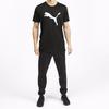 Puma Футболка с коротким рукавом с большим логотипом, мужские топы, черная 518382-02