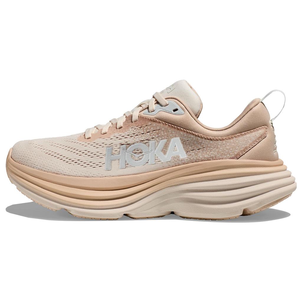 HOKA Bondi 8 Shifting Sand Women Sneakers Tan Eggnog 1127952-SSEG