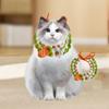 Cat Collar Adjustable Outfit Crochet Bib Neckwear Knitting Comfortable for Holiday Birthday