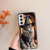 Прозрачные чехлы для телефона Хэллоуин Магический Кот для Samsung S26 Ultra Galaxy S25 Edge S24 S23 FE S21 Plus S20 S22 S10 Чехол Узорный Comp