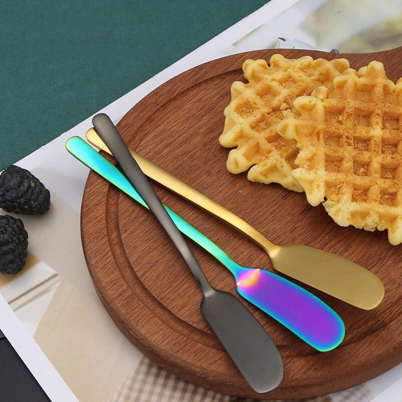 Лопатка из нержавеющей стали для масла, сыра, десерта, джема, столовые приборы для крема, мармелада, тостов, хлеба, лопатка для нанесения масла