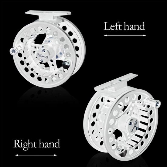 SOUGAYILANG 5/6 7/8 Aluminum Fly Fishing Reel Die Full Metal Casting CNC Fly Fishing Wheel