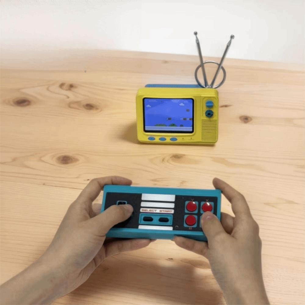 Встроенные 339 игр Ретро Книжная полка ТВ-консоль 3,0-дюймовый экран Портативная ТВ-игра Детский подарок