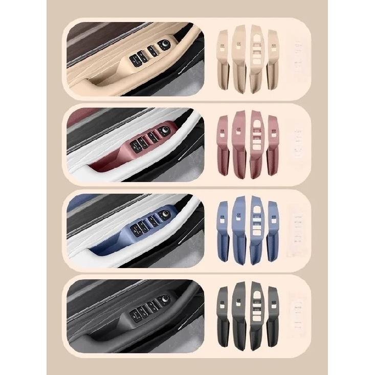 For Geely Monjaro Xingyue L 2024 2025 Car Window Glass Lifting Panel Silicone Pad with Armrest Storage Box