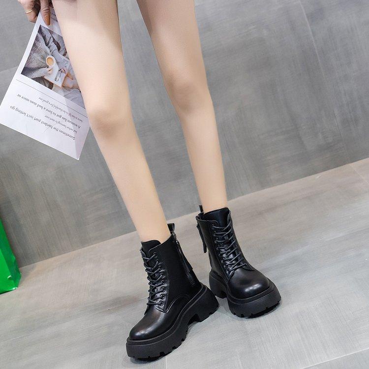 Women's Side Zipper Thick Bottom Boots