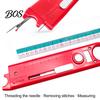 Mini Threading Helper 1/2Pcs 4-In-1 Sewing Threader Tool with Seam Remover, Magnifying Glass, Needle Accessory Magnetic Guide, Tools,