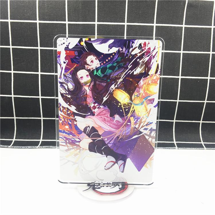 Акриловая подставка с изображением Танджиро и персонажей из «Истребителя демонов» — Идеально для украшения стола и в качестве подарка