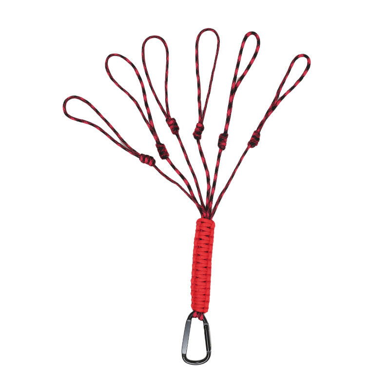 Брелок из паракорда с карабином, военный плетеный шнур, веревка, темляк, аварийный узел, инструменты для выживания на открытом воздухе для ключей/мужчин/женщин