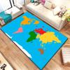 Map Carpet  Kitchen Mats for Floor Play Aera Mat Picnic Mat Camping Cushion Floor Mat  Living Room Rug Game Area Mat Room Decor