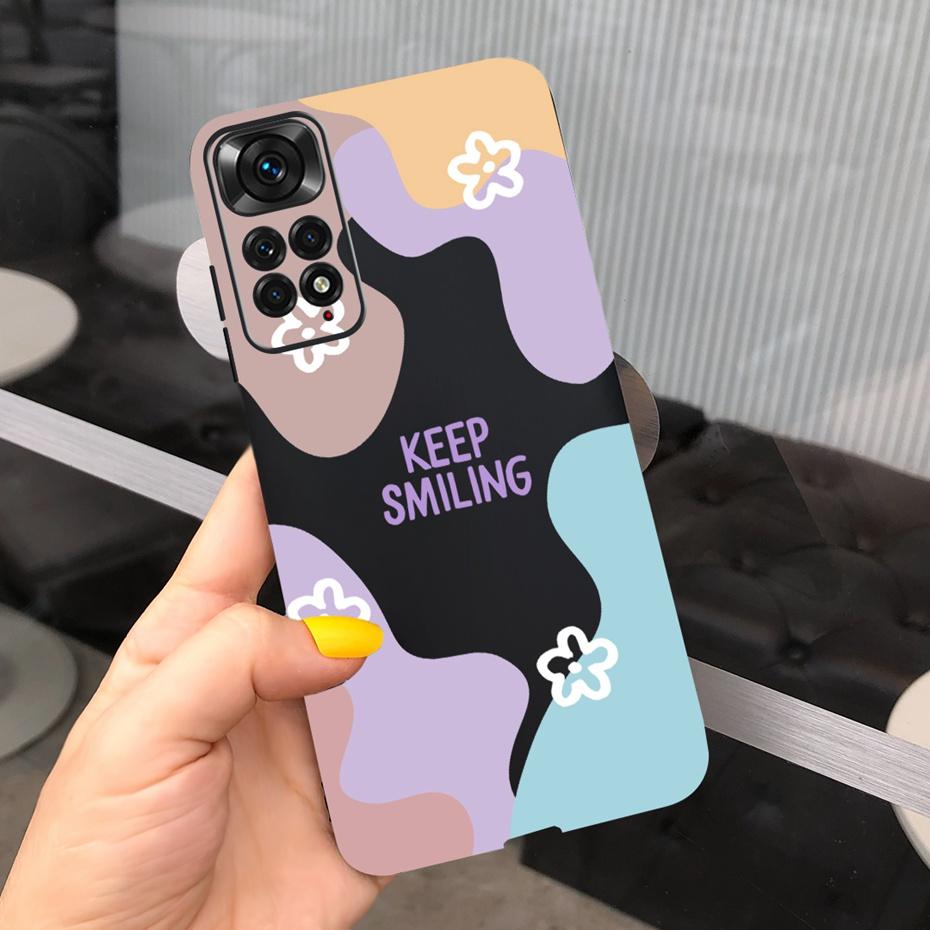 Чехол для Xiaomi Redmi Note 11 Pro Чехол Redmi Note 11 11S 4G Милый Узор Гелевый Силиконовый Мягкий Чехол Обложка Для Redmi Note11 S 11 Pro