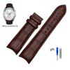 Ремешок для часов из натуральной кожи с изогнутыми концами для часов Tissot 1853 COUTURIER T035627A T035407A T035439 Мужской ремешок 22 мм 23 мм 24 мм
