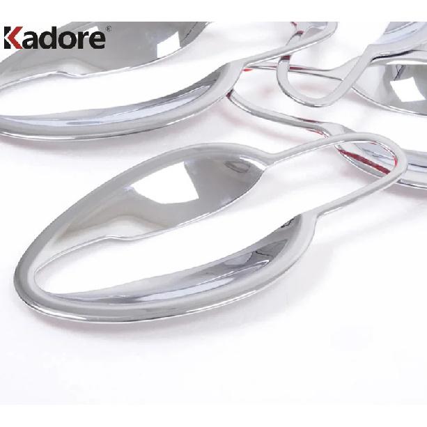 Side Door Handle Bowl Cover Trim For Mazda CX-5 CX5 2012 2013 2014 2015 Chrome Car Door Handles Cup Frame Overlay Accessories