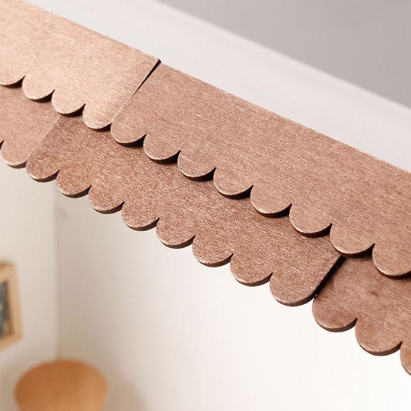 Натуральная деревянная миниатюрная черепица для рукоделия, реалистичных кукольных домиков, архитектурных проектов