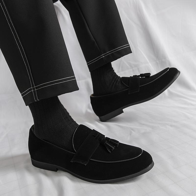 Модные лоферы из высококачественной кожи, мужские, с кисточками, классические, оригинальные, повседневные, удобные, офисные, для бизнеса, для вечеринки