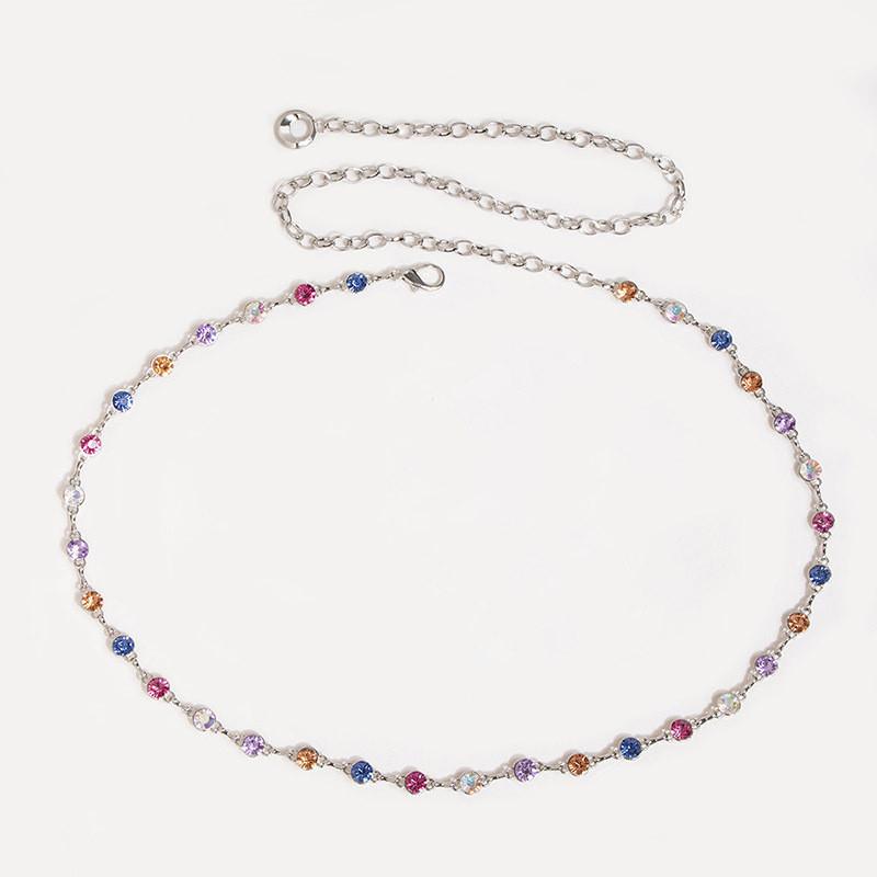 Diamond Elegant Water Waist Chain For Women With Hollow Design For Summer Accessories Fashion