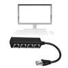 Ethernet Splitter High Play ABS Ethernet Speed Plug RJ45 Cable Adapter for Computers