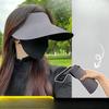 Бесследная Интегрированная Летняя Велосипедная Защита от УФ Лучей Женская Складная Шляпа от Солнца с Широкими Полями