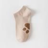 10Pairs Bear Claw Boat Socks Women Breathable Invisible Socks Sweet Cartoon Short Socks  Girl