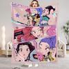 2026 KPOP Demon Hunters Flannel Blankets Living Room Bedroom Sofa Blankets Birthday Gifts For Girls Bedroom Soft Throw Blanket